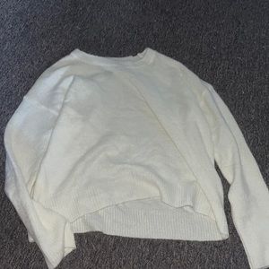 White sweater. Size small. Forever 21